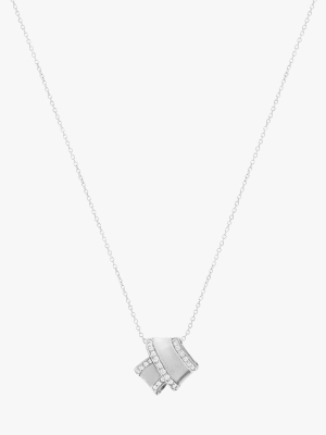 Knot Diamond Trim Pendant