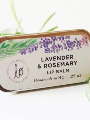 Lavender & Rosemary Lip Balm