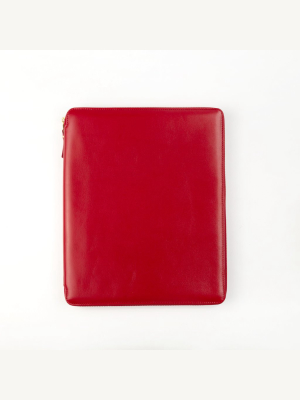 Comme Des Garcons Wallets: Ipad Wallet Red