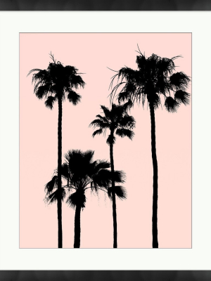 Blu Art Sunset Palms I