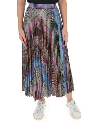 Missoni Patterned Pleated Skirt