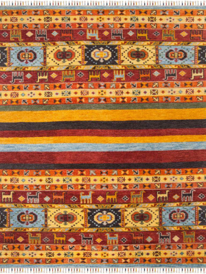 Nomad Red/yellow/multi Area Rug