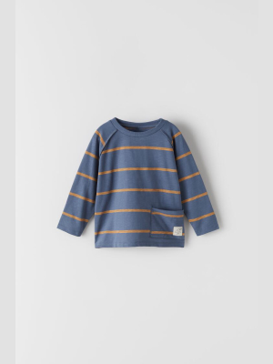 Striped Raglan T-shirt