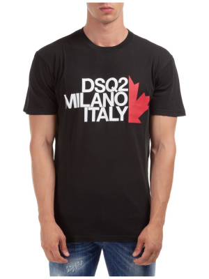 Dsquared2 Dsq2 Milano Italy Print T-shirt