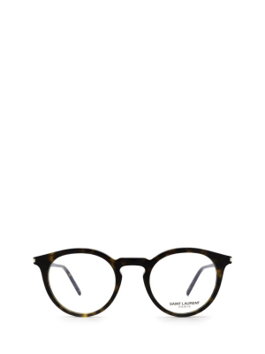 Saint Laurent Eyewear Round Frame Glasses