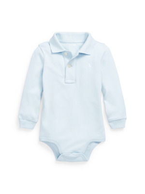 Cotton Interlock Polo Bodysuit