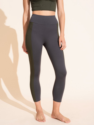 Therese Legging - Charcoal/olive