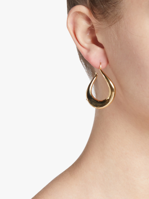 Oval Hoop Earrings