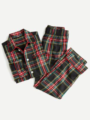 Kids' Pajama Set In Stewart Tartan