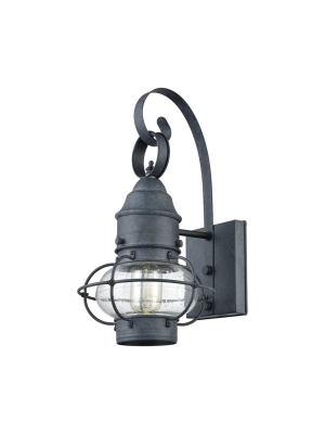 Onion 1 Outdoor Sconce In Aged Zinc Design By Bd Fine Lighting