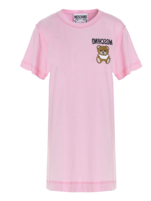 Moschino Reverse Teddy Logo T-shirt Dress