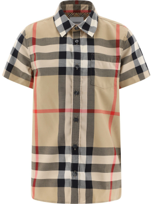Burberry Kids Vintage Check Short-sleeve Shirt