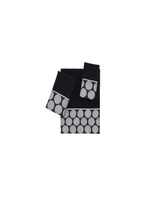 Dotted Circles 3 Pc Towel Set