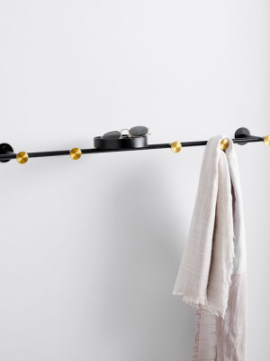 Floating Lines Wall Rack - Horizontal