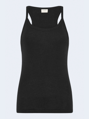 Iman Hemp Tank In Black