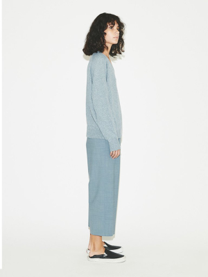 Wide Leg Pull-on In Chambray