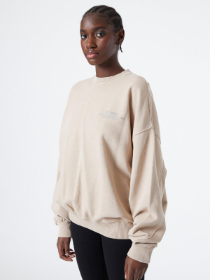 Fergie Sweatshirt - Washed Doe Word Tide