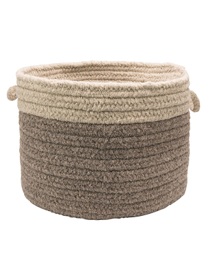 Colonial Mills Chunky Natural Wool Dipped Basket