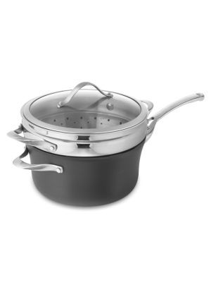 Calphalon Contemporary Nonstick Saucepan With Lid & Steamer, 4 1/2-qt.