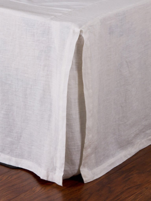 Pom Pom At Home Pleated Linen Bedskirt