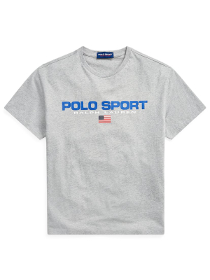 Ralph Lauren Short Sleeve Polo Sport Icon Tee Andover Grey