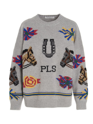 Philosophy Di Lorenzo Serafini Graphic Intarsia Jumper