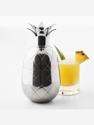 Silver Pineapple Cocktail Shaker