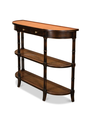 Winston Console Table W/shelves