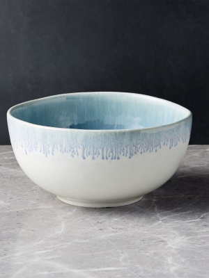 Caspian Blue Reactive Glaze Cereal Bowl