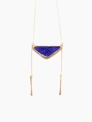 Strata Bolo Necklace - Blue Lapis