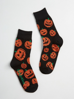 Pumpkin Carving Unisex Socks