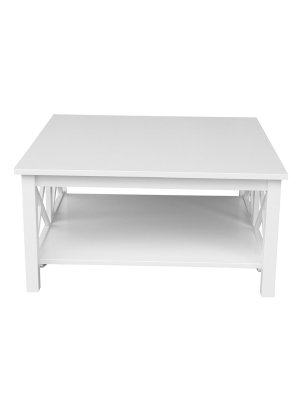 Hampton Square Coffee Table - International Concepts