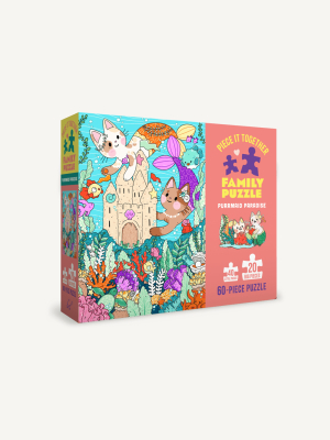 Piece It Together Family Puzzle: Purrmaid Paradise