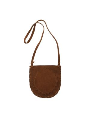 Manimal Chocolate Brown Badge Pouch