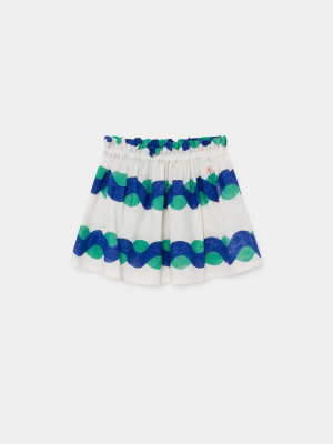 Bobo Choses All Over Sea Flared Skirt