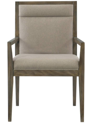 Profile Arm Chair, Taupe