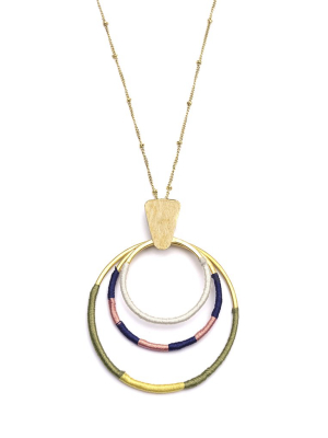 Kaia Necklace - Dusk Hoops