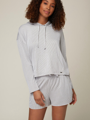 Kenz Stripe Pullover Lounge Top