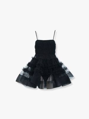 Tulle Fit & Flare Dress