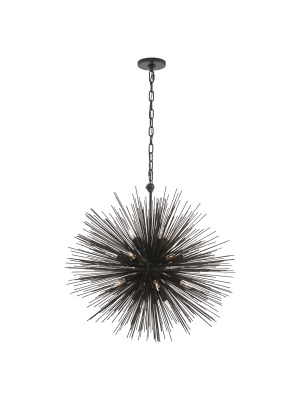 Strada Medium Round Chandelier In Various Colors