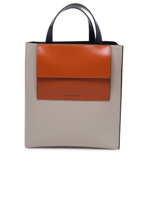 Marni Logo Print Tote Bag