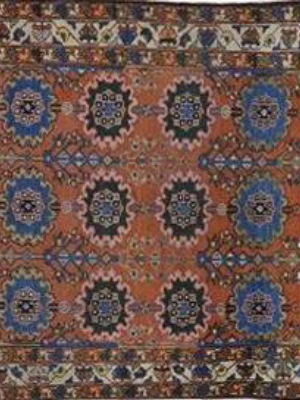 Handmade Persian Rug 4'4" X 6'2"