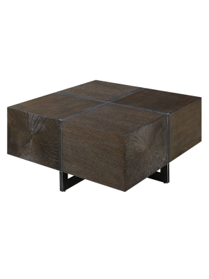 Elliot Square Coffee Table Cherry - Picket House Furnishings