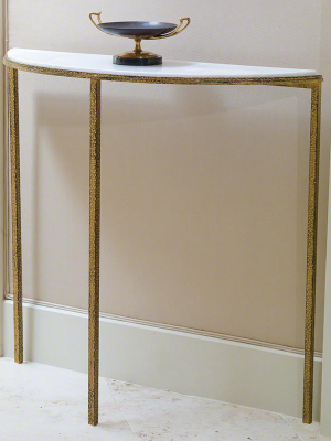 Hammered Gold Console