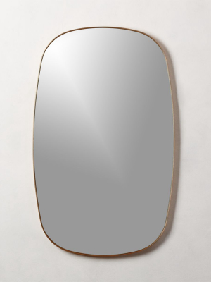 Infinity Brass Oblong Wall Mirror