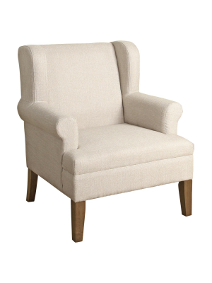 Emerson Wingback Accent Chair - Homepop