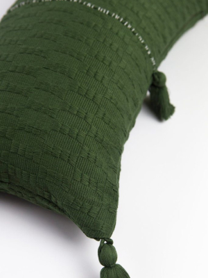 Antigua Lumbar Pillow - Olive