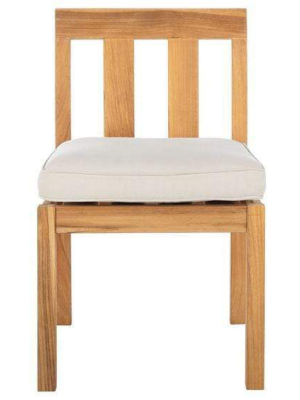 Ll Couture Montford Teak Outdoor Dining Chair (set Of 2)