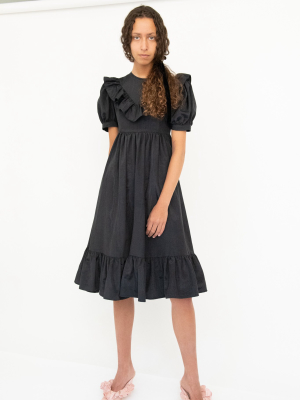 May Dress In Black Moiré