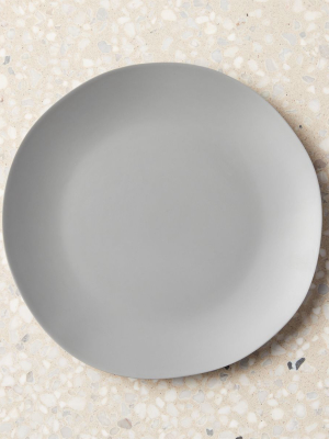 Pebble Matte Grey Melamine Salad Plate